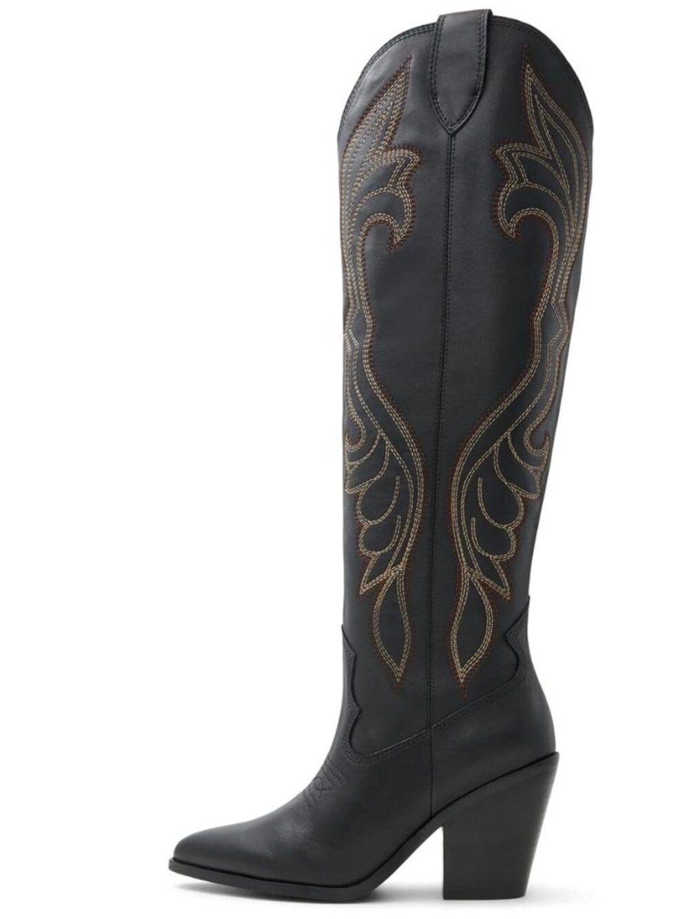 Cowboy Boots Women's Knee High Embroidered Western Boots